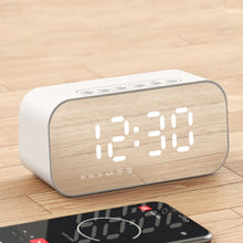 Load image into Gallery viewer, Havit M3 Subwoofer Mini Mirror Clock Bluetooth Speaker, Spsc:, 1200mAh (Black）, 1200mAh (White)