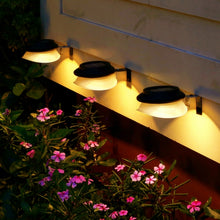 Load image into Gallery viewer, Punch-free Flying Saucer Solar Lamp Outdoor Garden Decoration Wall Lamp, Black Shell+White Light, Black Shell+Warm Light