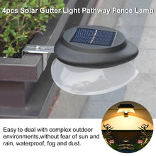 Load image into Gallery viewer, Punch-free Flying Saucer Solar Lamp Outdoor Garden Decoration Wall Lamp, Black Shell+White Light, Black Shell+Warm Light