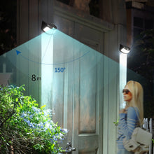 Load image into Gallery viewer, 8 LEDs Infrared Induction Solar Garden Wall Light, White Light, Warm Light