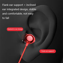 Load image into Gallery viewer, Havit i30 Mini Neck-Mounted Magnetic Sports Bluetooth Earphone, Red, Black