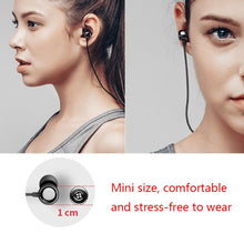 Load image into Gallery viewer, Havit i30 Mini Neck-Mounted Magnetic Sports Bluetooth Earphone, Red, Black