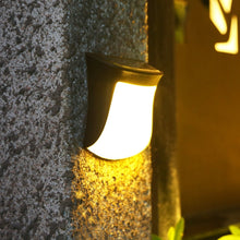 Load image into Gallery viewer, Solar Doll Wall Light Outdoor Garden Fence Decoration Waterproof Solar Light, White Light, Warm Light