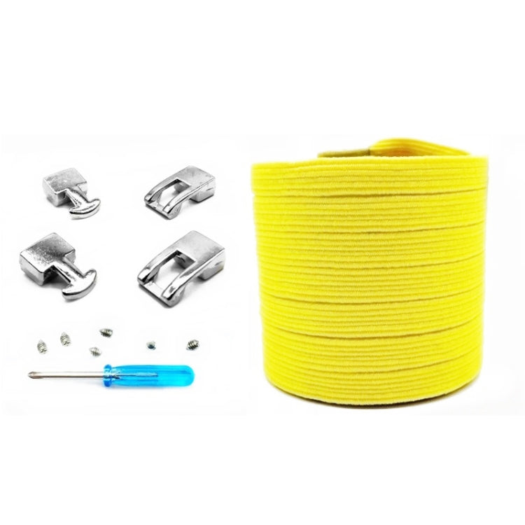 3 Sets SLK16 Metal Hook Lazy People Free-Tied Elastic Lace