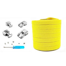 Load image into Gallery viewer, 3 Sets SLK16 Metal Hook Lazy People Free-Tied Elastic Lace