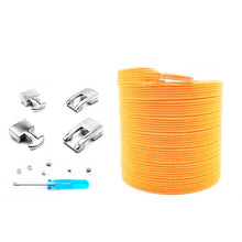 Load image into Gallery viewer, 3 Sets SLK16 Metal Hook Lazy People Free-Tied Elastic Lace