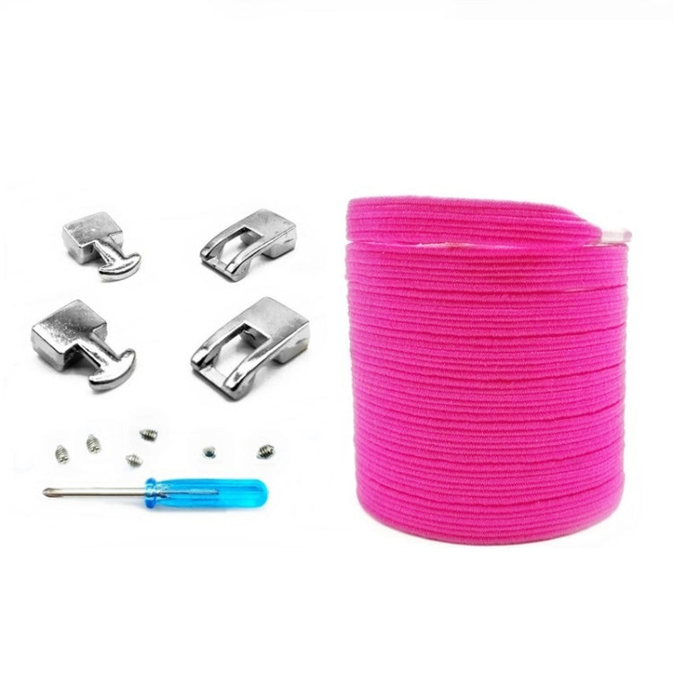 3 Sets SLK16 Metal Hook Lazy People Free-Tied Elastic Lace