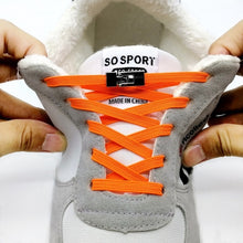 Load image into Gallery viewer, 3 Sets SLK16 Metal Hook Lazy People Free-Tied Elastic Lace