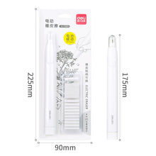 Load image into Gallery viewer, Deli 71107 Electric Eraser Art Can Replace The Core Rubber Core, Black Shell, White Shell