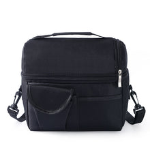 Load image into Gallery viewer, Double Insulation Bag Breast Milk Fresh Bag Bottle Mummy Bag, Mummy Bag(Black), Mummy Bag(Royal Blue), Mummy Bag(Rose Red), Mummy Bag(Red), Mummy Bag(Wine Red), Mummy Bag(Orange), Mummy Bag(Sky Blue), Mummy Bag(Grey)