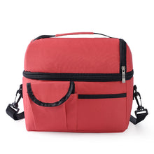 Load image into Gallery viewer, Double Insulation Bag Breast Milk Fresh Bag Bottle Mummy Bag, Mummy Bag(Black), Mummy Bag(Royal Blue), Mummy Bag(Rose Red), Mummy Bag(Red), Mummy Bag(Wine Red), Mummy Bag(Orange), Mummy Bag(Sky Blue), Mummy Bag(Grey)