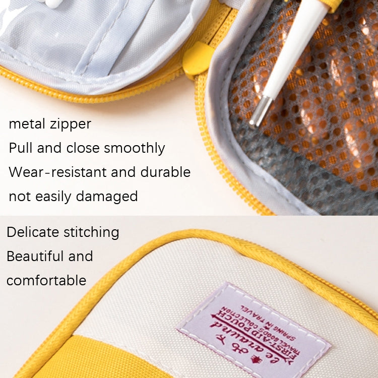 Travel Home Portable Medical Bag, Red Large, Blue Large, Red Small, Blue Small, Pink Large, Pink Small, Yellow Large, Yellow Small