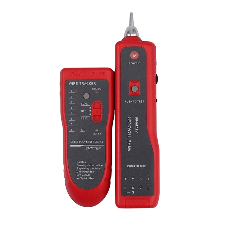 Wire Tracker Network Cable Detector RJ45 RJ11 Tester for Telephone Lines and LAN Cables, RJ45 RJ11 Tester