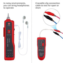 Load image into Gallery viewer, Wire Tracker Network Cable Detector RJ45 RJ11 Tester for Telephone Lines and LAN Cables, RJ45 RJ11 Tester