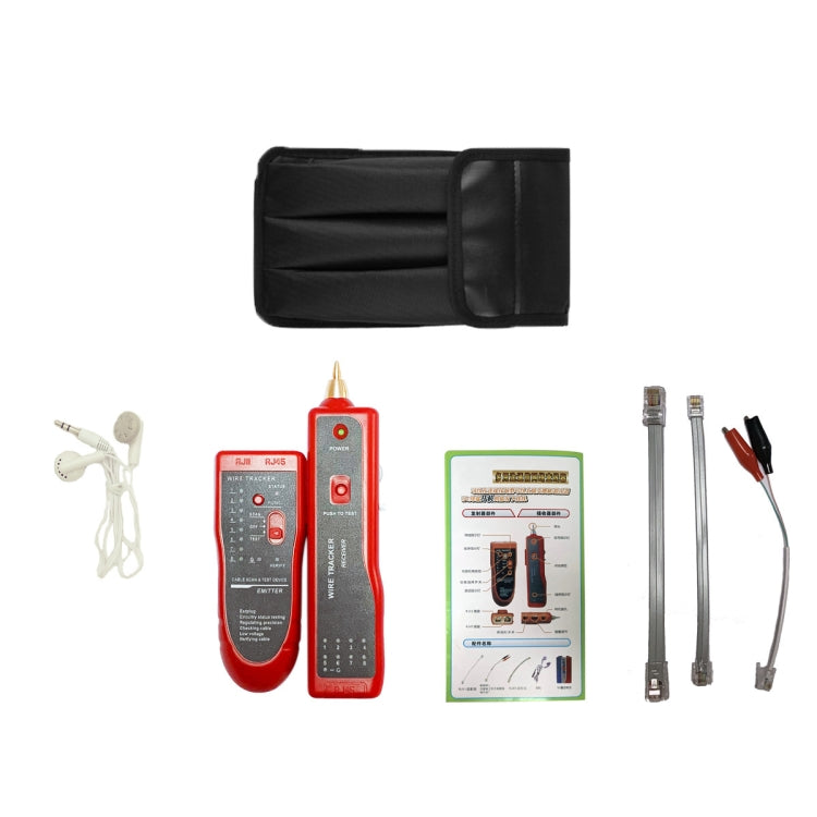 Wire Tracker Network Cable Detector RJ45 RJ11 Tester for Telephone Lines and LAN Cables, RJ45 RJ11 Tester