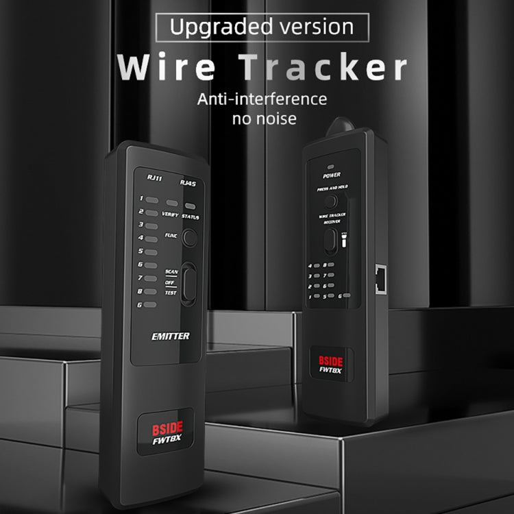 BSIDE FWT8X  Dual Mode Network Wire Tracker Cable Toner RJ45 RJ11 Accurate Ethernet LAN Tracer, FWT8X