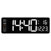 Load image into Gallery viewer, 6626 Living Room Wall-Mounted Large Screen Display LED Digital Clock, 16 Inch White Temperature, 16 Inch Orange Temperature, 16 Inch Green Temperature, 16 Inch Blue Temperature