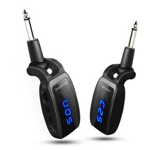 Load image into Gallery viewer, U12DX  6.35mm Jack Wireless Guitar Transmitter Receiver Rechargeable Adapter, U12DX Red, U12DX Black