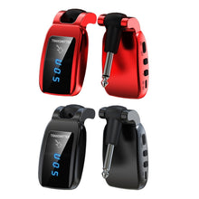 Load image into Gallery viewer, U12DX  6.35mm Jack Wireless Guitar Transmitter Receiver Rechargeable Adapter, U12DX Red, U12DX Black