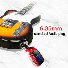 Load image into Gallery viewer, U12DX  6.35mm Jack Wireless Guitar Transmitter Receiver Rechargeable Adapter, U12DX Red, U12DX Black