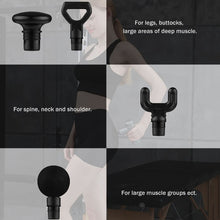 Load image into Gallery viewer, BG-128 6-speed Mini Convenient Massage Gun With 6 Massage Heads,CN Plug, Red, Green, Gray, Back
