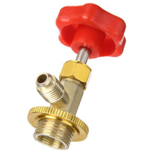 Load image into Gallery viewer, R134a Car Air Conditioning Refrigerant Anti-Leakage Switch, Red Metal Valve Bottle