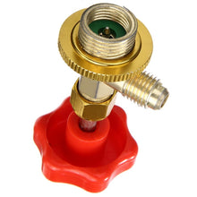 Load image into Gallery viewer, R134a Car Air Conditioning Refrigerant Anti-Leakage Switch, Red Metal Valve Bottle
