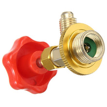 Load image into Gallery viewer, R134a Car Air Conditioning Refrigerant Anti-Leakage Switch, Red Metal Valve Bottle