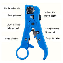 Load image into Gallery viewer, Electrician Multifunctional Coaxial Cable Stripper