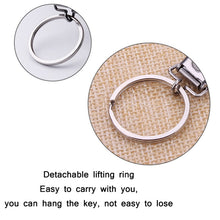 Load image into Gallery viewer, Stainless Steel Folding Nail Clippers with Keychain