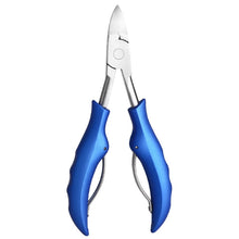 Load image into Gallery viewer, Stainless Steel Nail Clippers Olecranon Dead Skin Pliers Set, Blue ABS Handle, Black ABS Handle, Red ABS Handle, Pink ABS Handle