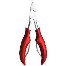 Load image into Gallery viewer, Stainless Steel Nail Clippers Olecranon Dead Skin Pliers Set, Blue ABS Handle, Black ABS Handle, Red ABS Handle, Pink ABS Handle