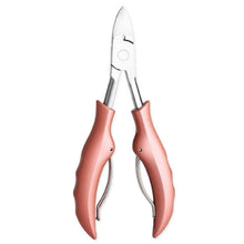 Load image into Gallery viewer, Stainless Steel Nail Clippers Olecranon Dead Skin Pliers Set, Blue ABS Handle, Black ABS Handle, Red ABS Handle, Pink ABS Handle