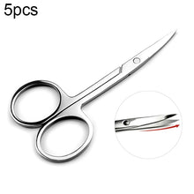 Load image into Gallery viewer, 5 PCS Stainless Steel Elbow Eyebrow Trimming Scissors, Scissors