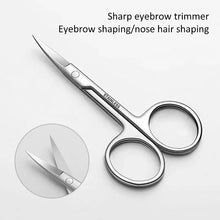 Load image into Gallery viewer, 5 PCS Stainless Steel Elbow Eyebrow Trimming Scissors, Scissors