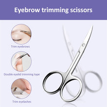 Load image into Gallery viewer, 5 PCS Stainless Steel Elbow Eyebrow Trimming Scissors, Scissors
