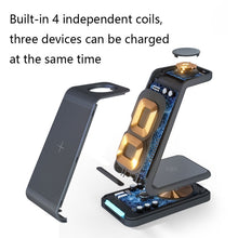 Load image into Gallery viewer, D2 3 In 1 15W Wireless Vertical Charger, D2 (Black)
