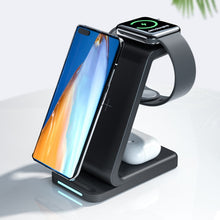Load image into Gallery viewer, D2 3 In 1 15W Wireless Vertical Charger, D2 (Black)