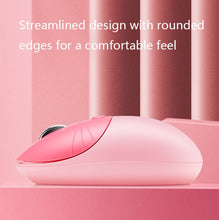 Load image into Gallery viewer, M3 3 Keys Cute Silent Laptop Wireless Mouse, Spec:, Wireless Version (Vitality Pink), Wireless Version (Dream Blue), Wireless Version (Milk Tea), Bluetooth Wireless Version (Milk Tea), Bluetooth Wireless Version (Pink), Bluetooth Wireless Version (Red)...