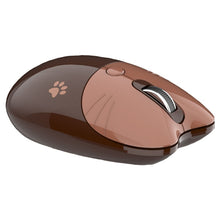 Load image into Gallery viewer, M3 3 Keys Cute Silent Laptop Wireless Mouse, Spec:, Wireless Version (Vitality Pink), Wireless Version (Dream Blue), Wireless Version (Milk Tea), Bluetooth Wireless Version (Milk Tea), Bluetooth Wireless Version (Pink), Bluetooth Wireless Version (Red)...