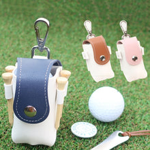 Load image into Gallery viewer, Splicing Leather Portable Mini Golf Protective Bag
