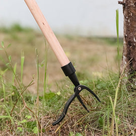 Manual Vertical Foot Weeding Tool With Barbs, Weeding Tool With Barbs
