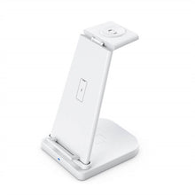 Load image into Gallery viewer, QGeeM QG-WC05 3 In 1 Portable Detachable Wireless Charger, White, Black