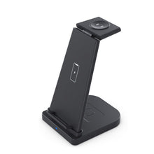 Load image into Gallery viewer, QGeeM QG-WC05 3 In 1 Portable Detachable Wireless Charger, White, Black
