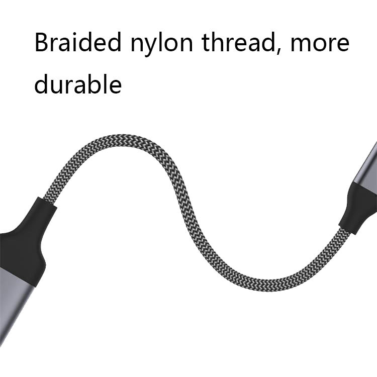 QGeeM QG-UA09 Type-C To HDMI Cable, 1.2m, 1.8m, 3m