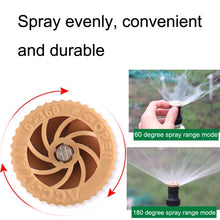 Load image into Gallery viewer, Internal Thread Sprinkler Green Lawn Sprinkler Irrigation 4 Points Adjustable Scattering Sprinkler, Internal Thread Sprinkler, External Thread Sprinkler, Sprinkler + Ground Plug, Sprinkler + Ground Plug + Quick Connect                                  ...