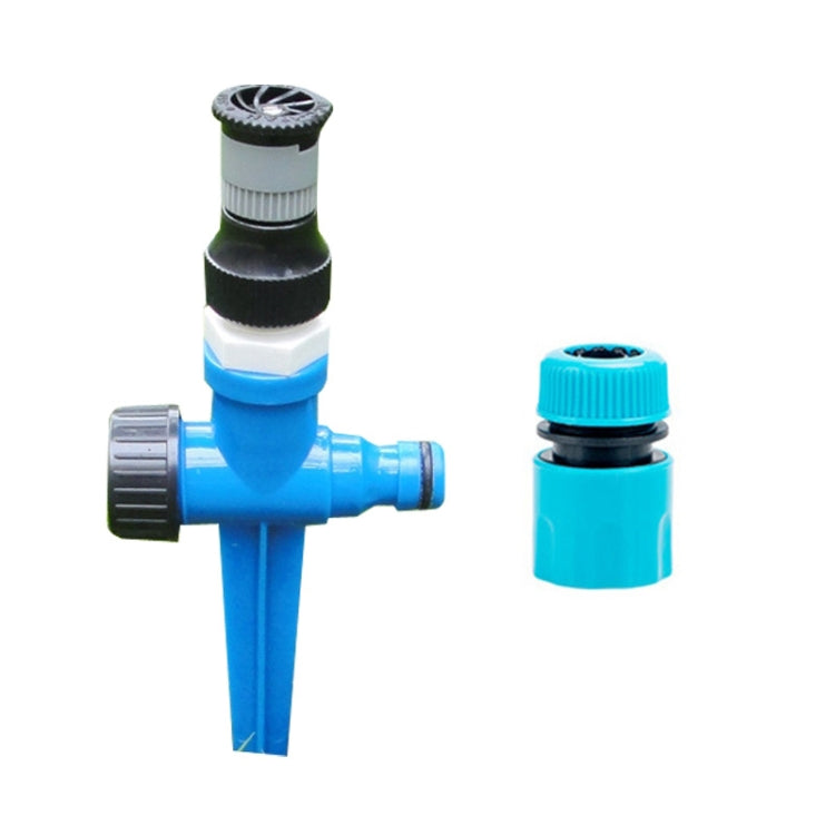 Internal Thread Sprinkler Green Lawn Sprinkler Irrigation 4 Points Adjustable Scattering Sprinkler, Internal Thread Sprinkler, External Thread Sprinkler, Sprinkler + Ground Plug, Sprinkler + Ground Plug + Quick Connect                                  ...