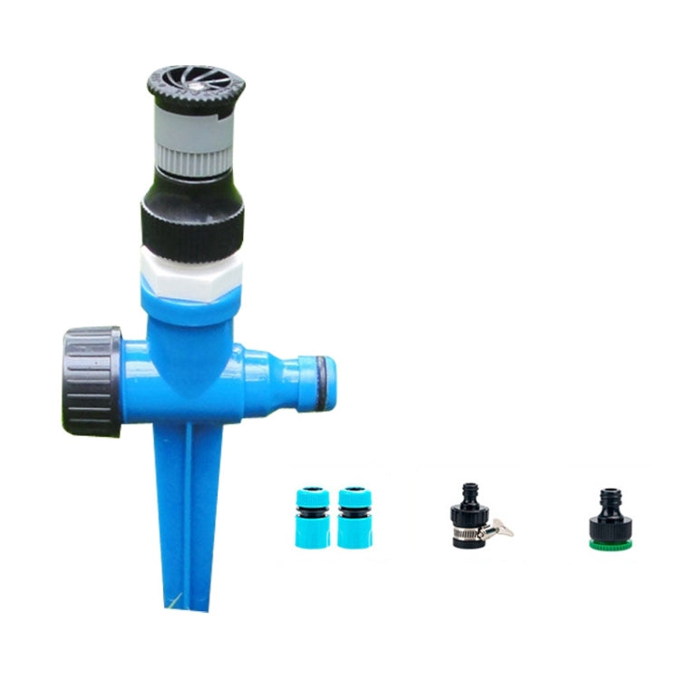 Internal Thread Sprinkler Green Lawn Sprinkler Irrigation 4 Points Adjustable Scattering Sprinkler, Internal Thread Sprinkler, External Thread Sprinkler, Sprinkler + Ground Plug, Sprinkler + Ground Plug + Quick Connect                                  ...