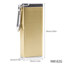 Load image into Gallery viewer, Portable Cigarette Case Portable With Lid Sealed Ashtray, Gold, Silver, Black, Golden Engraved Flower, Silver Engraved Flower, Black Engraved Flower