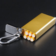 Load image into Gallery viewer, Portable Cigarette Case Portable With Lid Sealed Ashtray, Gold, Silver, Black, Golden Engraved Flower, Silver Engraved Flower, Black Engraved Flower